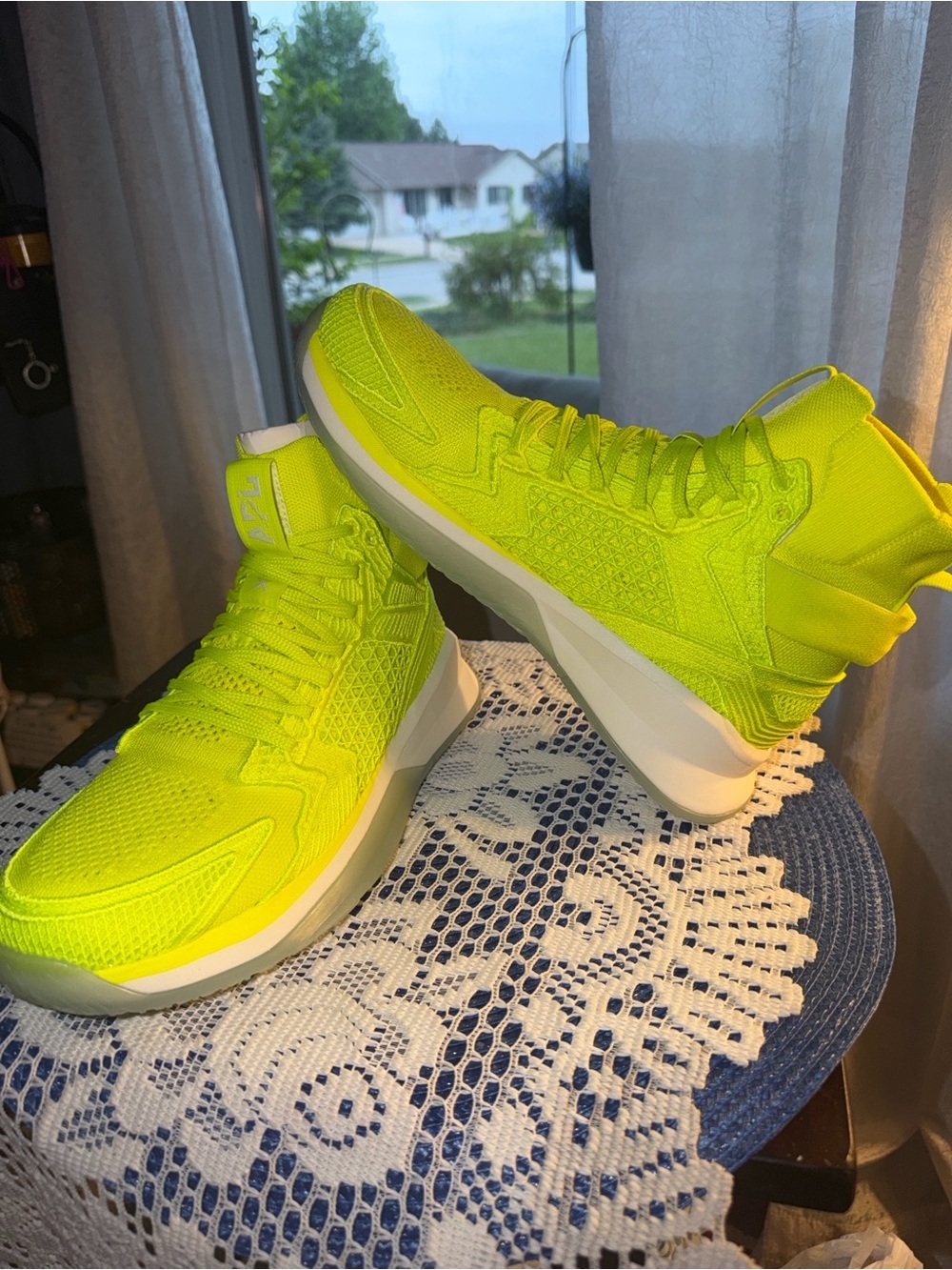 APL Concept X Basketball Sneakers in Rare Energy/Volt Neon Yellow